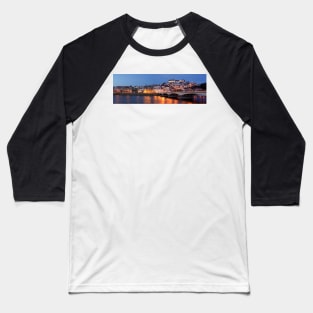 Old town, river, Mondego, Coimbra, Portugal, city, evening, dusk Baseball T-Shirt